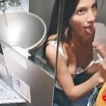 Risky fuck and Flashing in Public Train