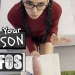 MOFOS – Student Andreina DeLuxe Holds A Book With One Hand And Strokes Jordi&apos;s Cock With The Other